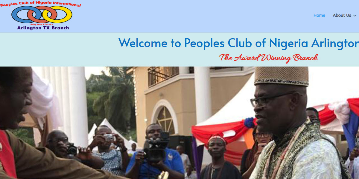 Peoples Club of Nigeria International Arlington, Texas
